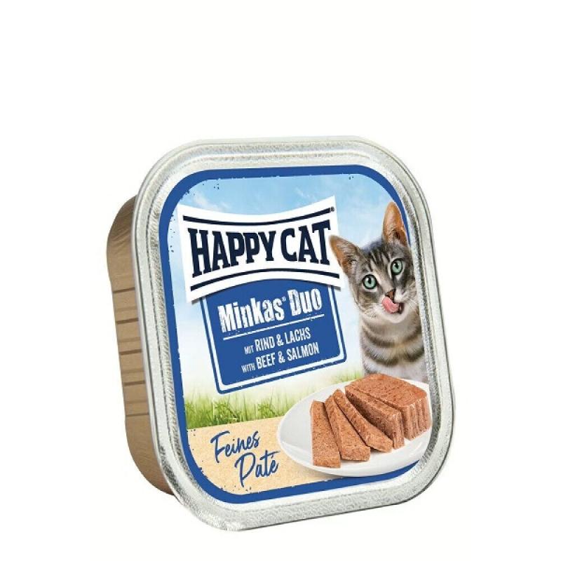 prod_Happy Cat Minkas Duo Rind & Lachs Paté 100 g
