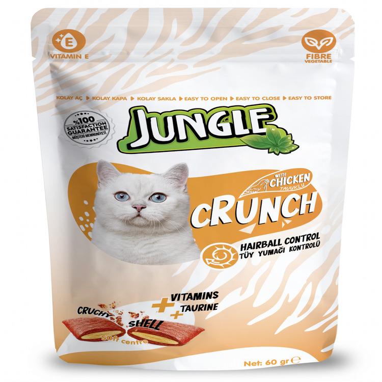 prod_Jungle Crunchy Chicken Hairball Control 60g