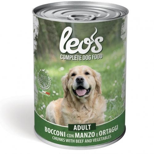 prod_Leo's Complete Dog Food Chunks with Beef And Vegetables – Adult