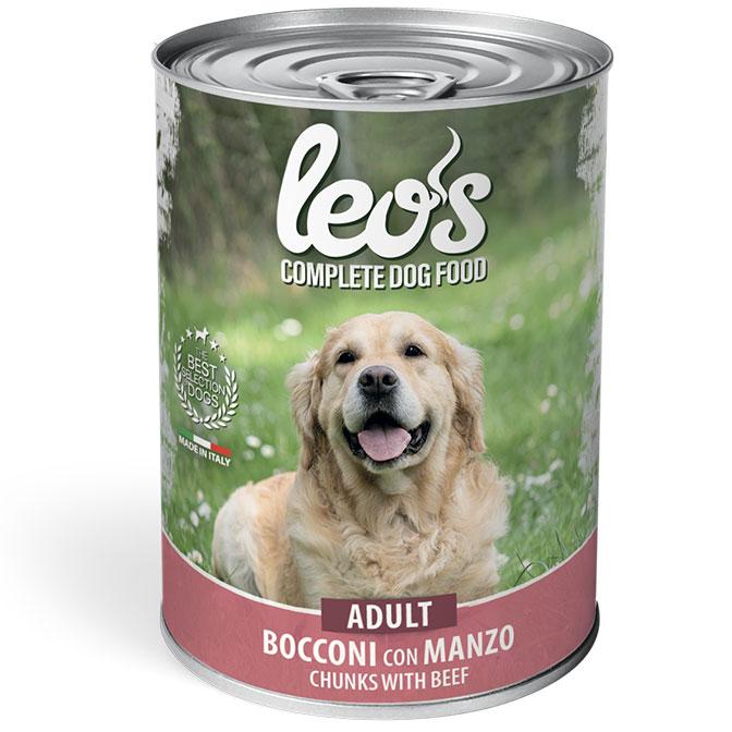 prod_Leo's Complete Dog Food Chunks with Beef– Adult