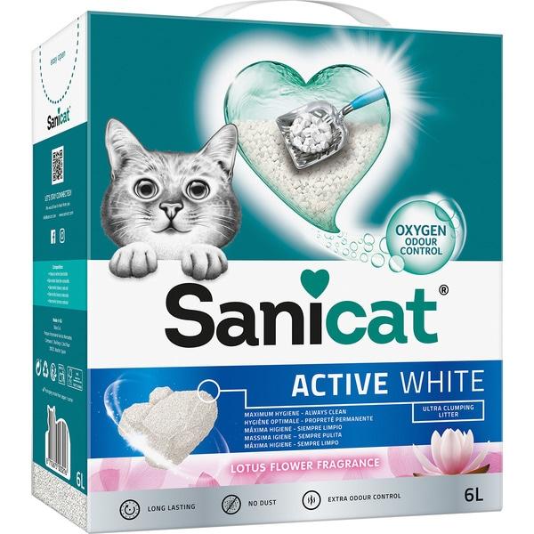 prod_Sanicat Active White Lotus Flower Cat Litter - 6 Liters