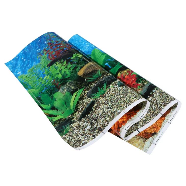 prod_Unique Bargains Aquarium Background Poster Double-sided Fish